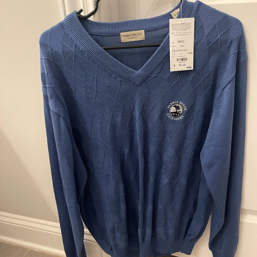Men’s Pebble Beach golf sweater - Picture 1 of 3